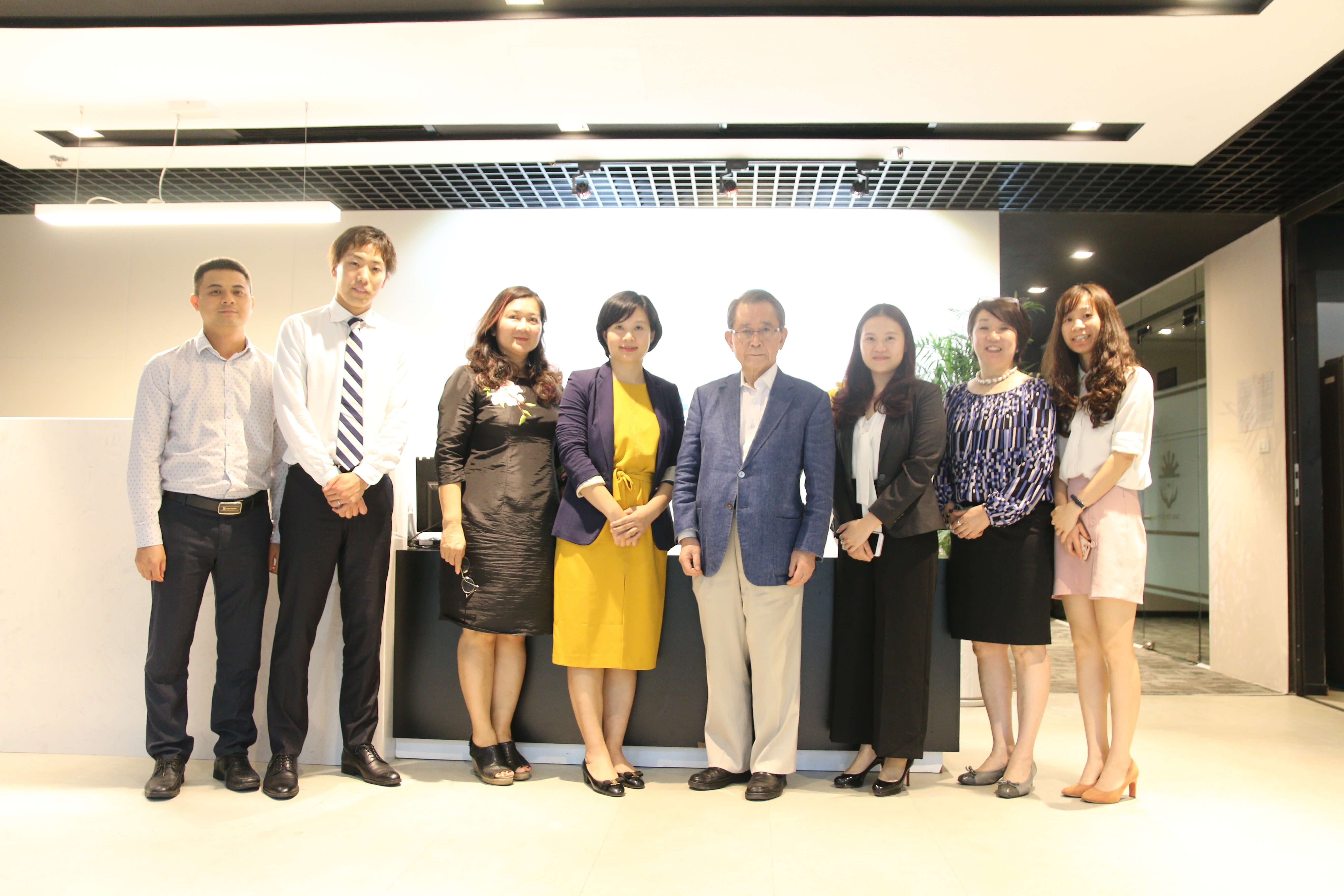 JVC tiếp đón Chủ tịch tập đoàn Sakura Global & lãnh đạo Sakura Seiki đến thăm và làm việc tại trụ sở Hà Nội