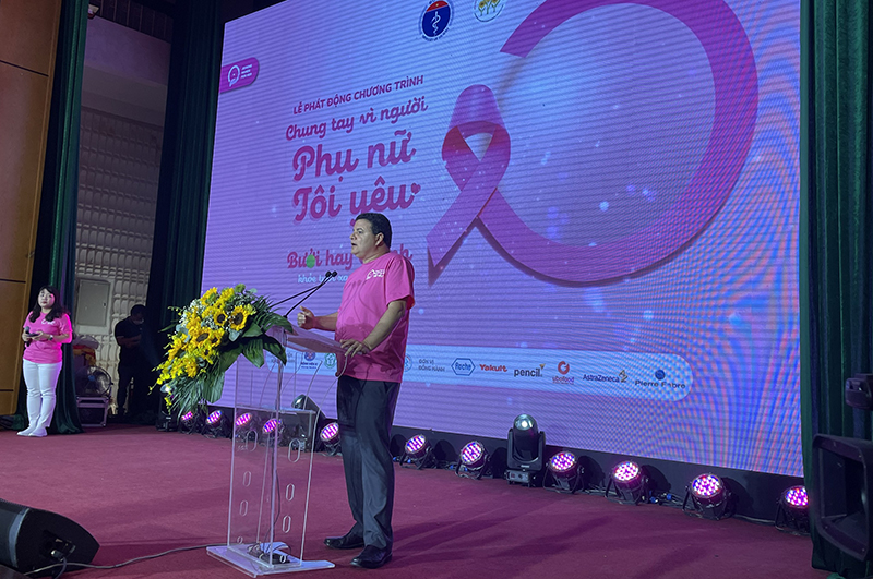 Vietnhat Clinic đồng hành cùng Bộ Y tế phát động Chương trình phòng chống ung thư vú “Chung tay vì người phụ nữ tôi yêu” năm 2022
